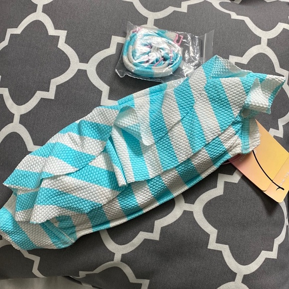 Stoney Clover Lane Ruffle Bandeau Bikini Top - Picture 2 of 6